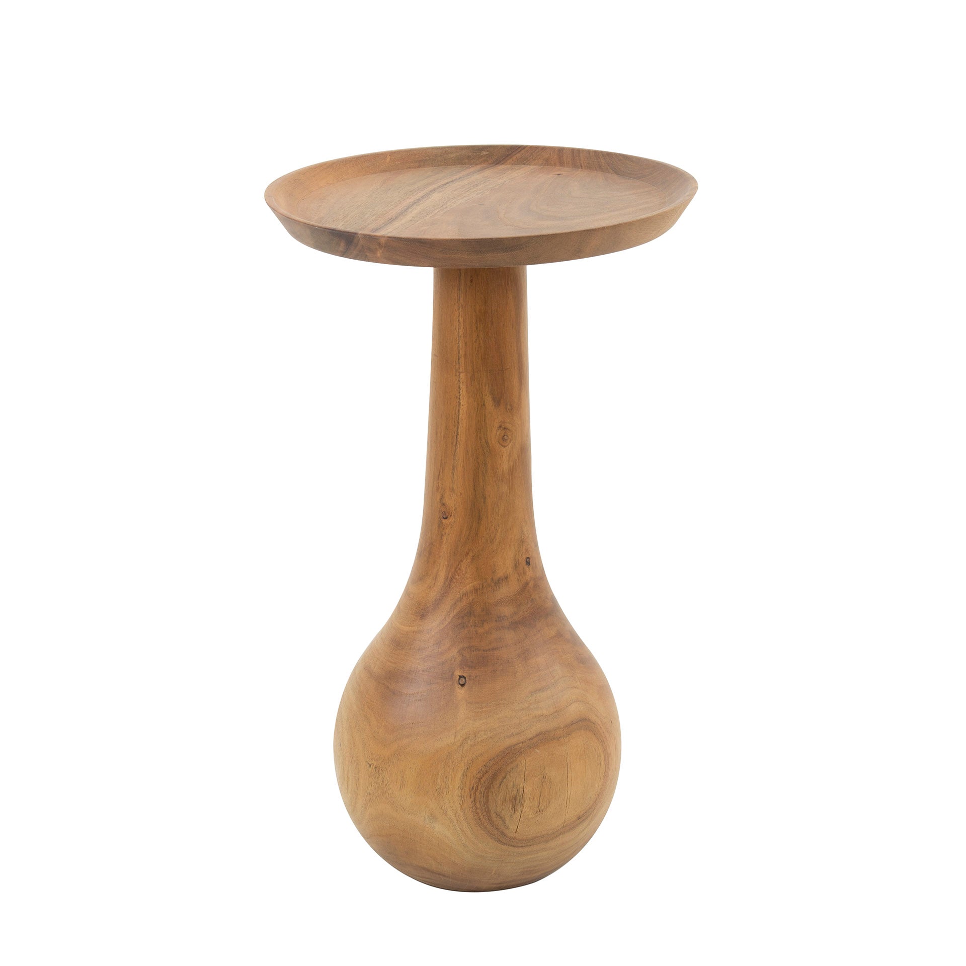 Bijzettafel Massieve Voet Druppel Massief Acacia