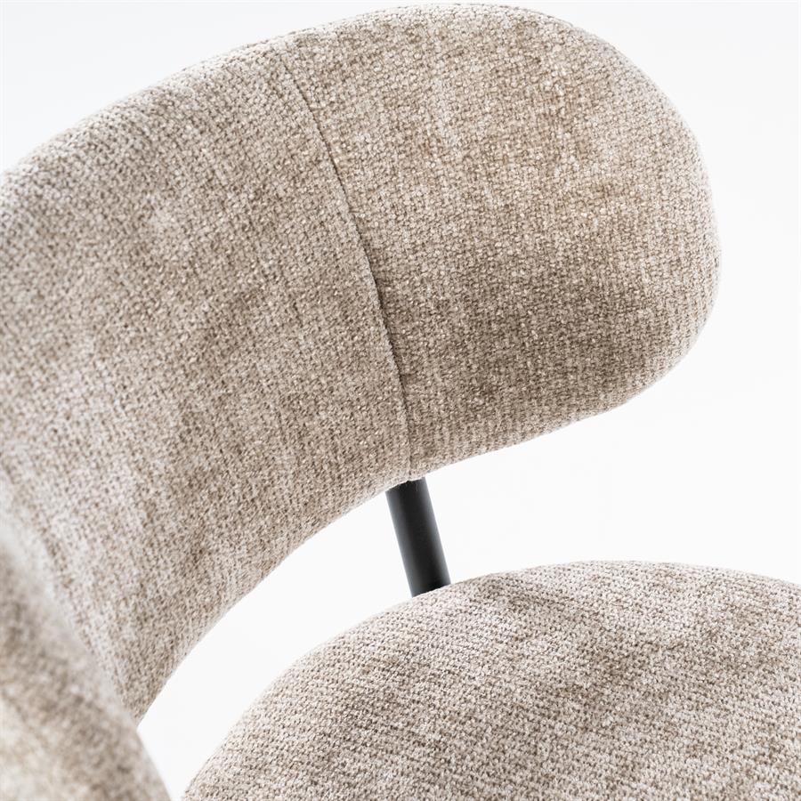 Stoel Oasis 54.5x59.5x78.5 – taupe | By Boo