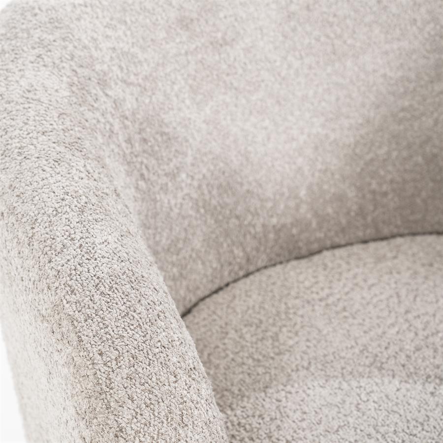 Lounge chairs Balou 78x81x77 – taupe | By Boo