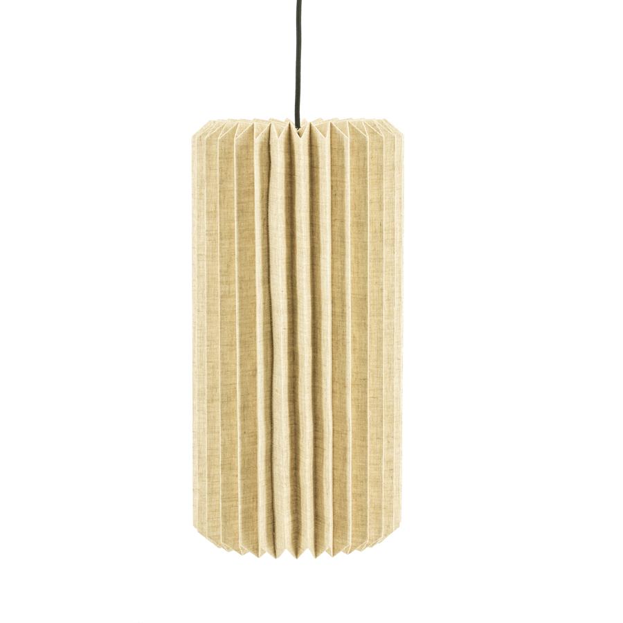 Lamp Pendant lamp Zuki 1 26x26x51 – natuurlijk | By Boo