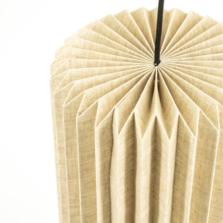 Lamp Pendant lamp Zuki 1 26x26x51 – natuurlijk | By Boo