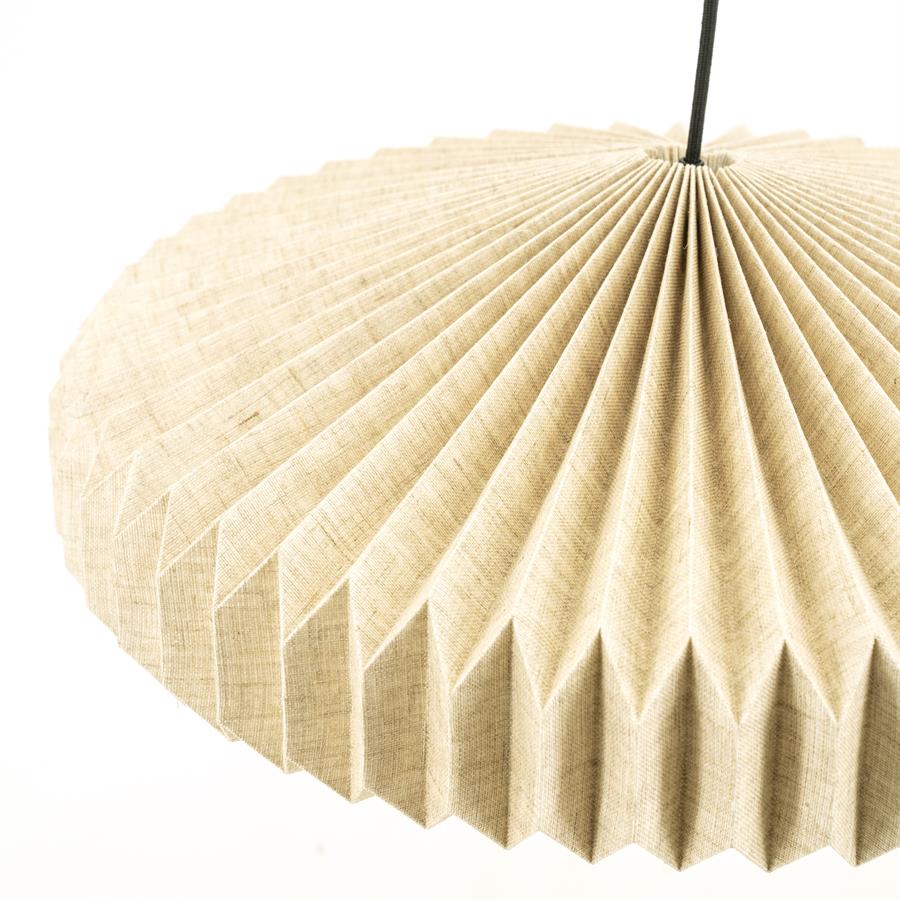 Lamp Pendant lamp Zuki 2 54x54x21 – natuurlijk | By Boo