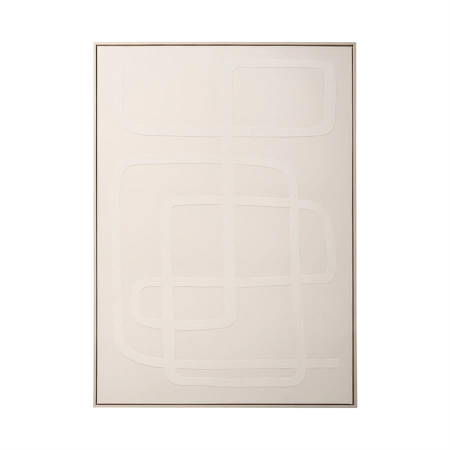 Wanddecoratie Ono 103x4.3x143 – taupe | By Boo