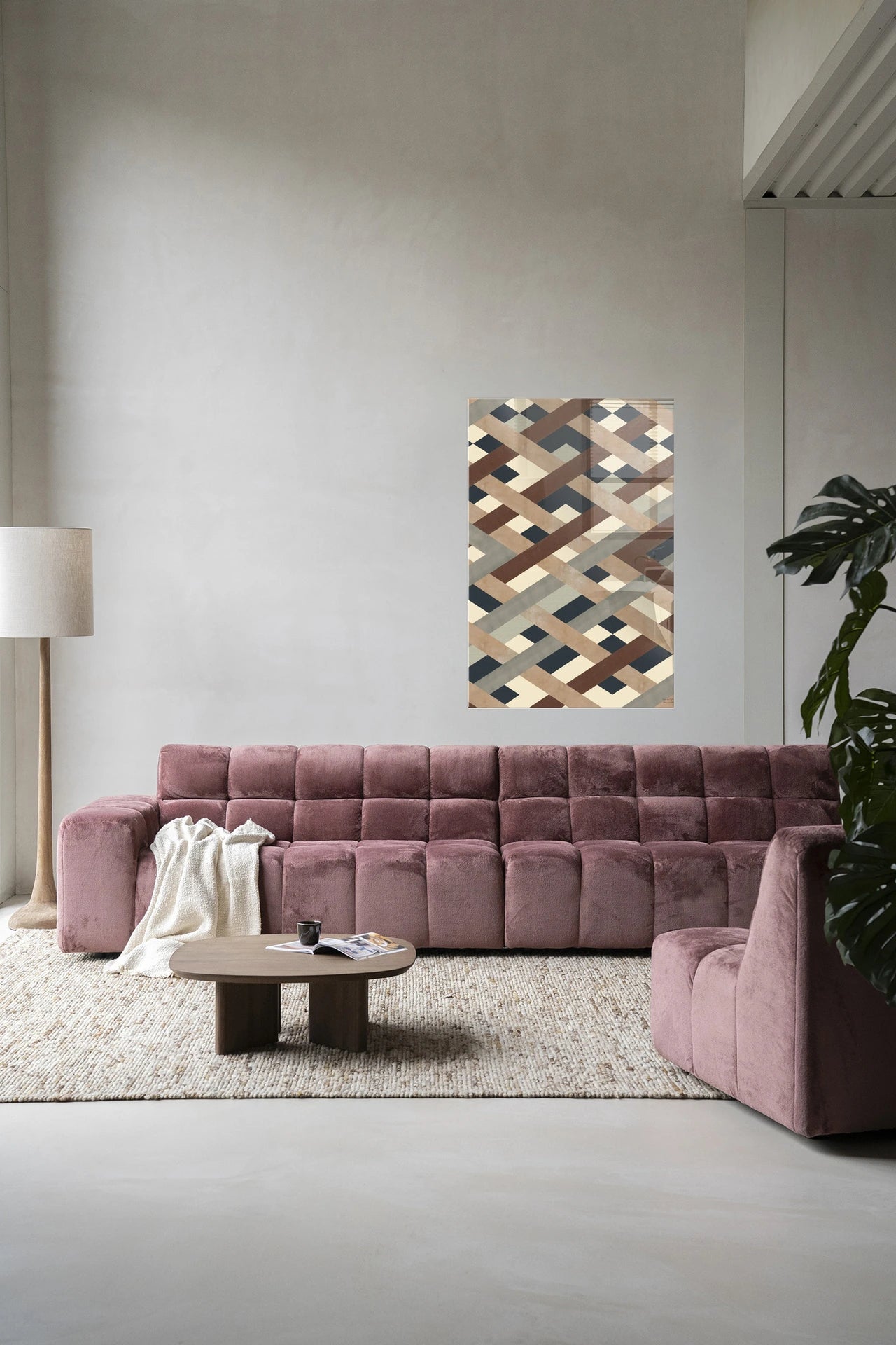 Timber – Glasschilderij
