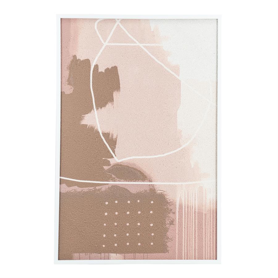 Wanddecoratie Cayo 60x90x3 – veelkleurig | By Boo
