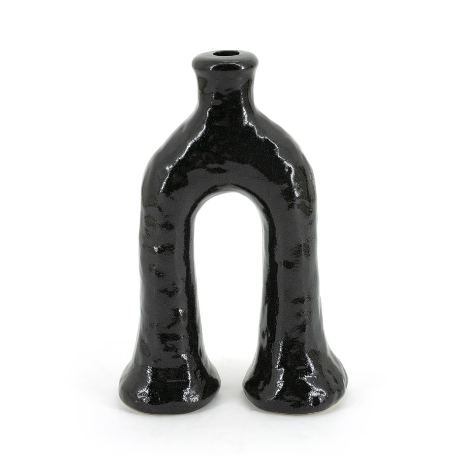 Candles Blix small 18.4x9.7x28 – zwart | By Boo