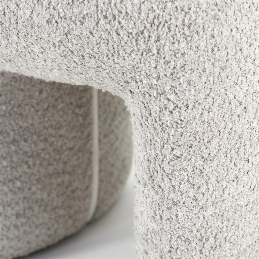 Poufs and stools Sahi 46x44x41 – taupe | By Boo