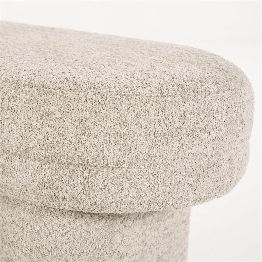 Poufs and stools Rama 120x45x45 – taupe | By Boo