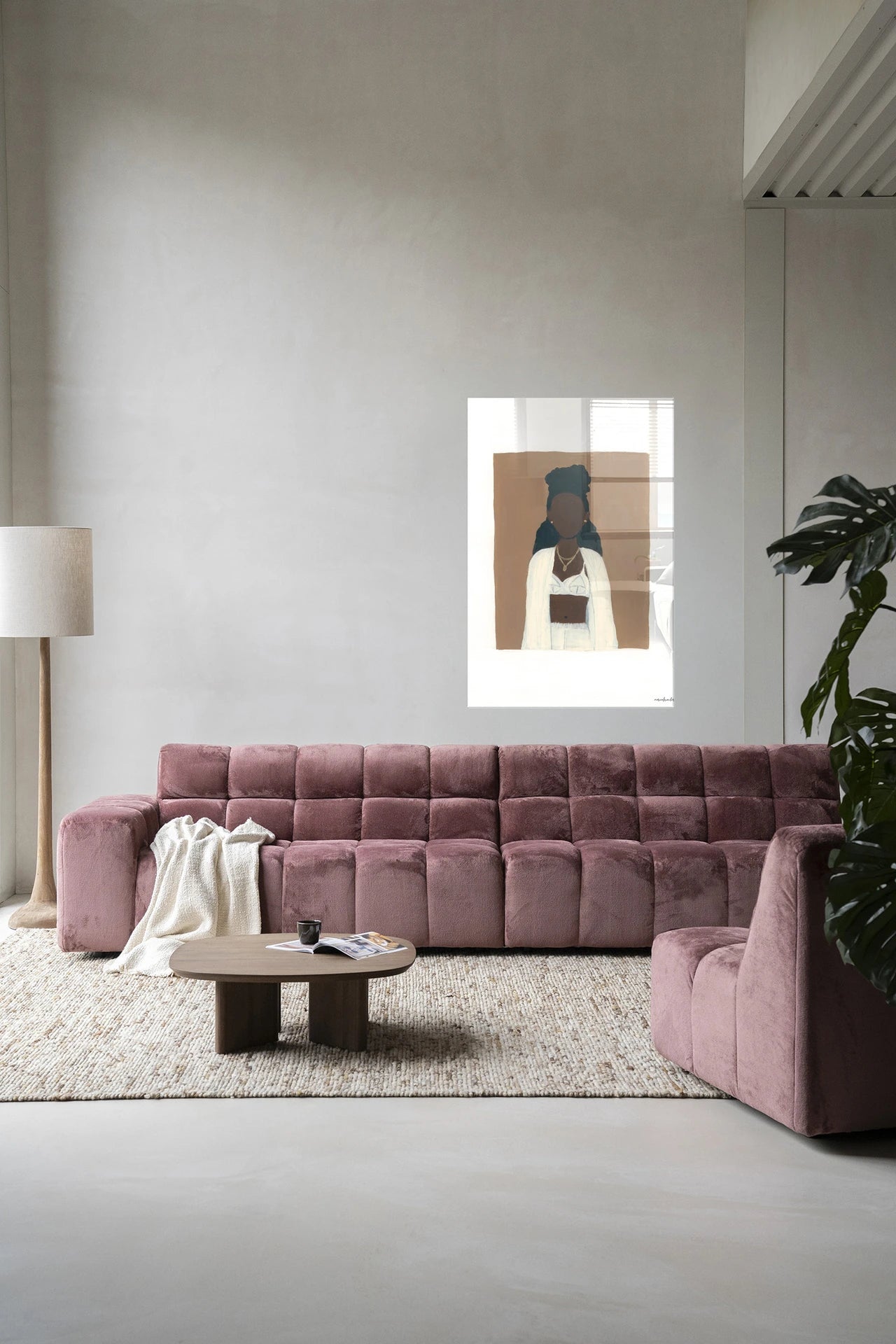 Slow Living – Glasschilderij