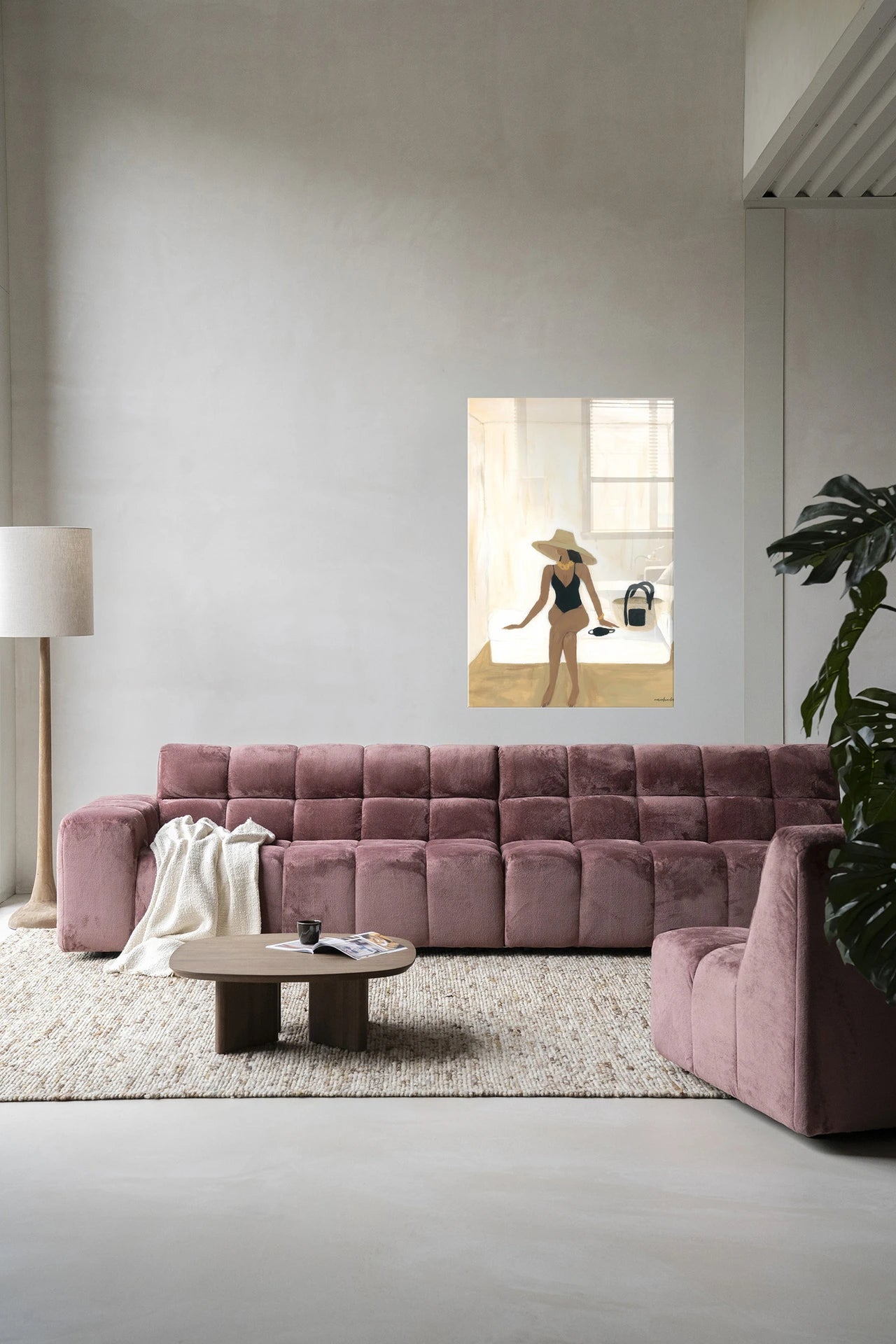 Luxuriate regardless – Glasschilderij