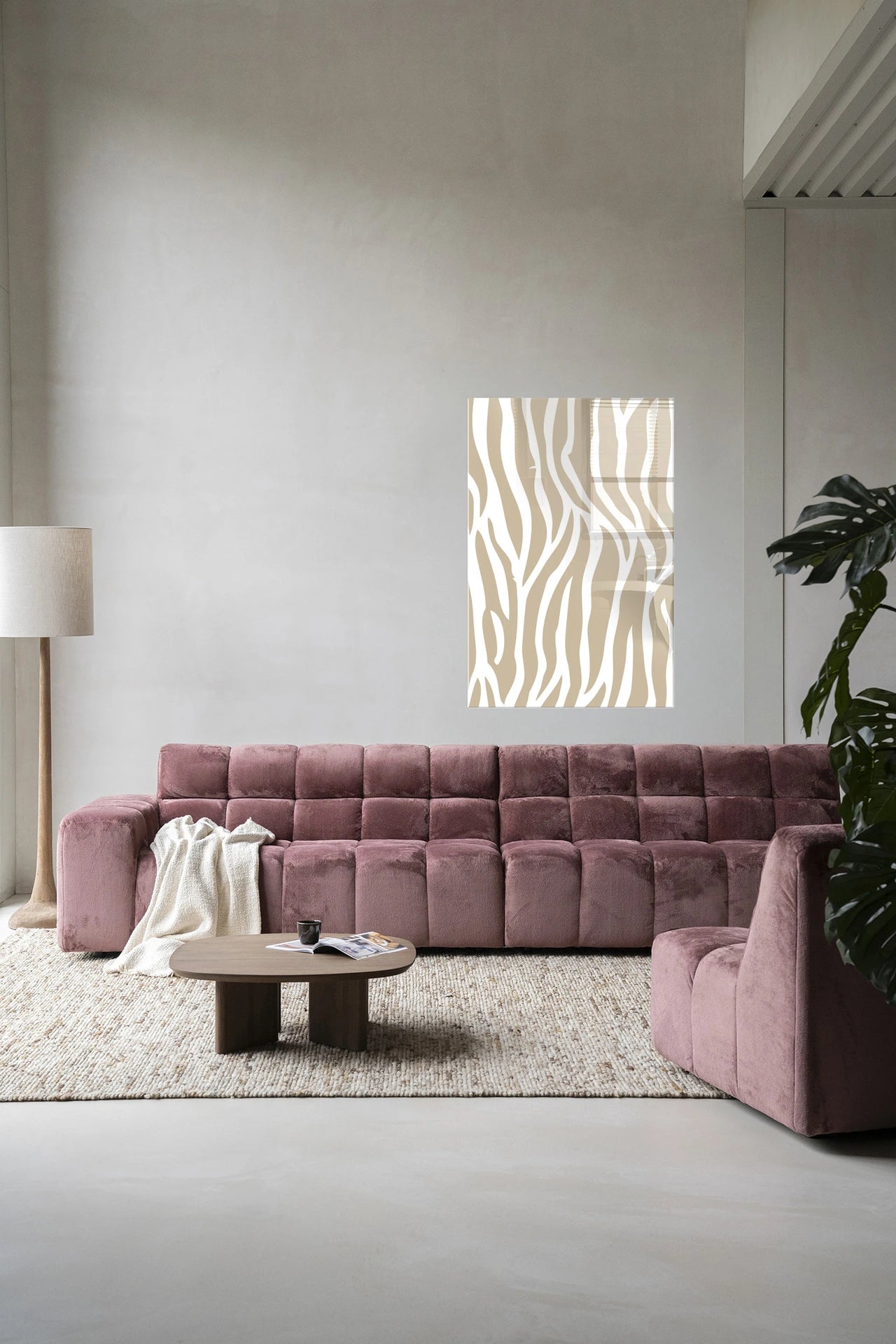 Savanna Beige – Glasschilderij