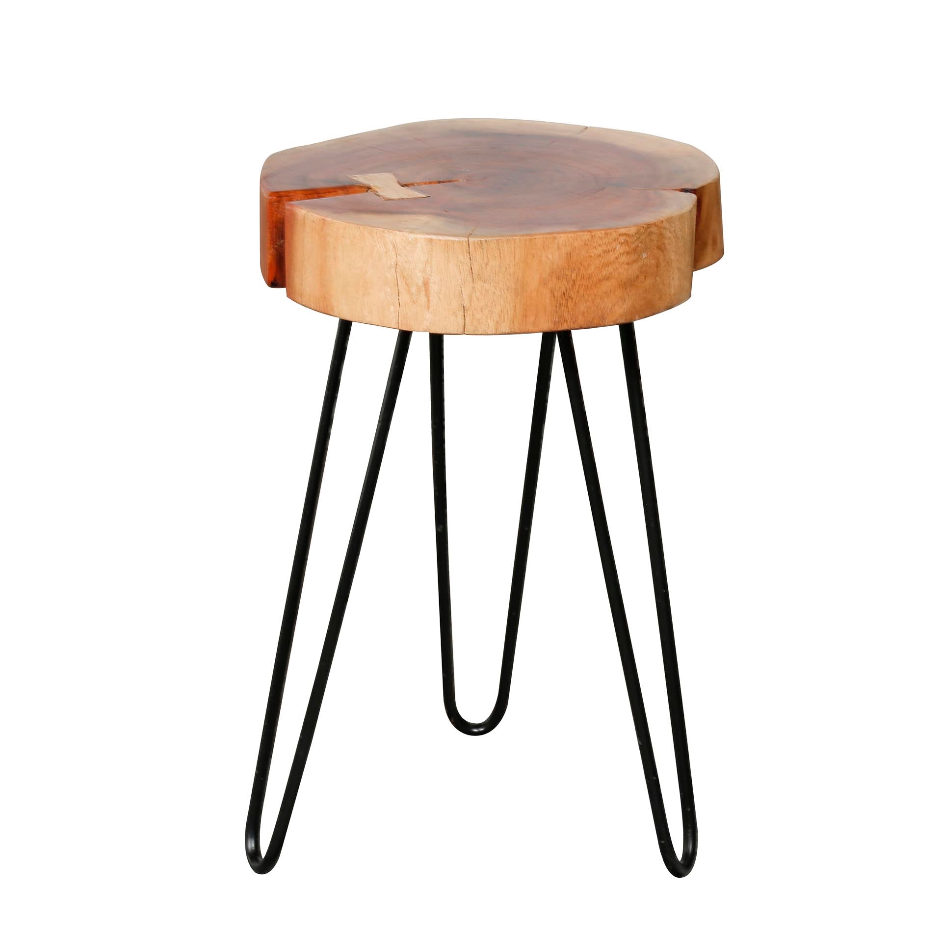 Bijzettafel Trunk - 32 cm-  Massief Acacia