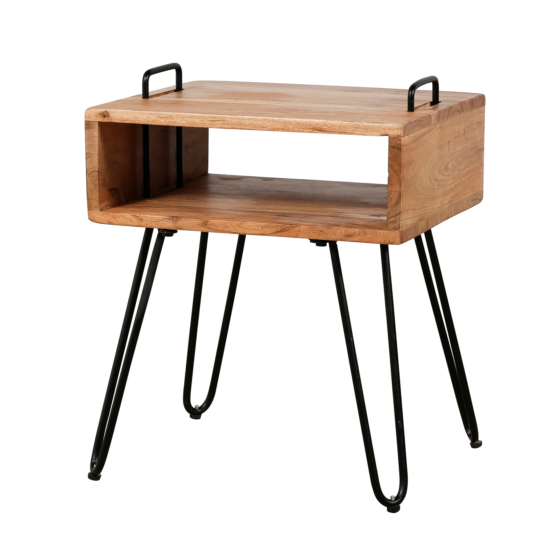 Nachtkastje Quadro Massief Acacia