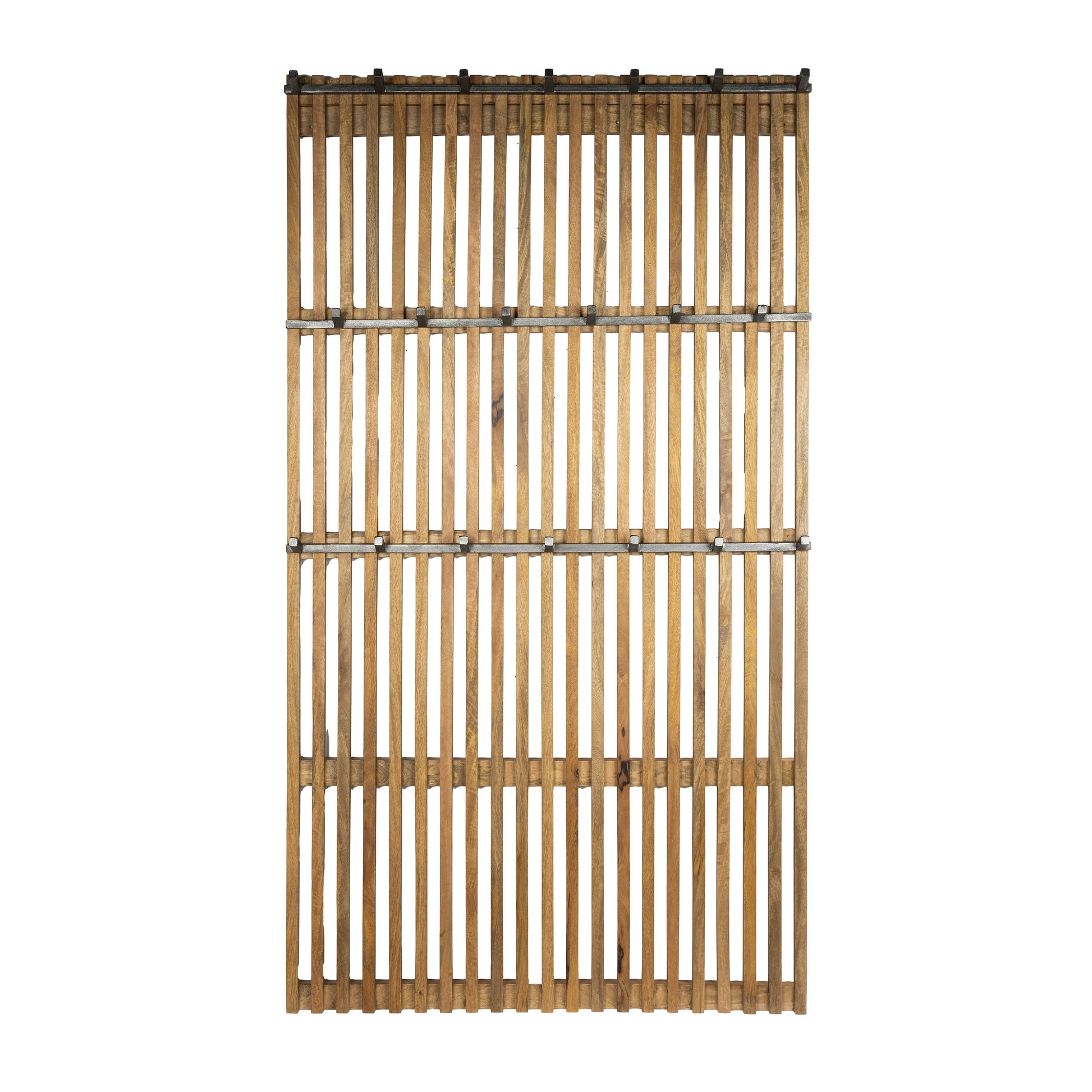Kapstok Tweak hoog XL 20 haken / Massief mango zand