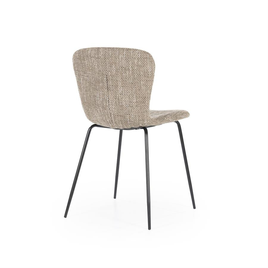 Stoel Chair Lass 54x46x80 – bruin | By Boo
