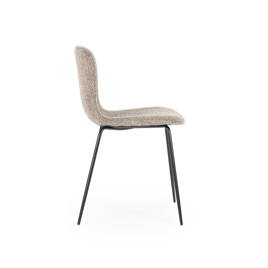 Stoel Chair Lass 54x46x80 – bruin | By Boo