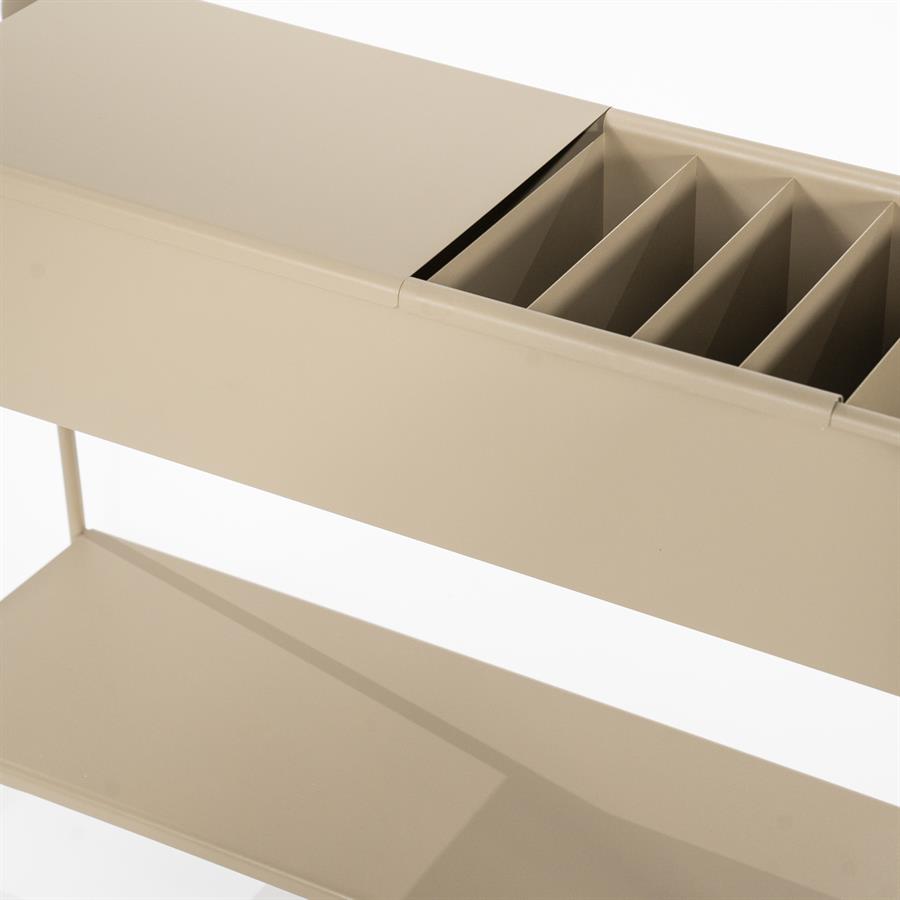 Woonaccessoire Sera 95x30x75 – taupe | By Boo