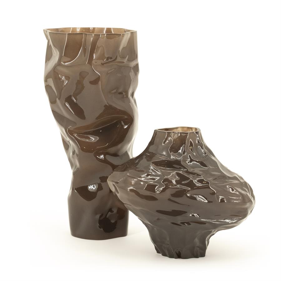 Pottery and vases Rias large 19.5x18x38.5 – bruin | By Boo