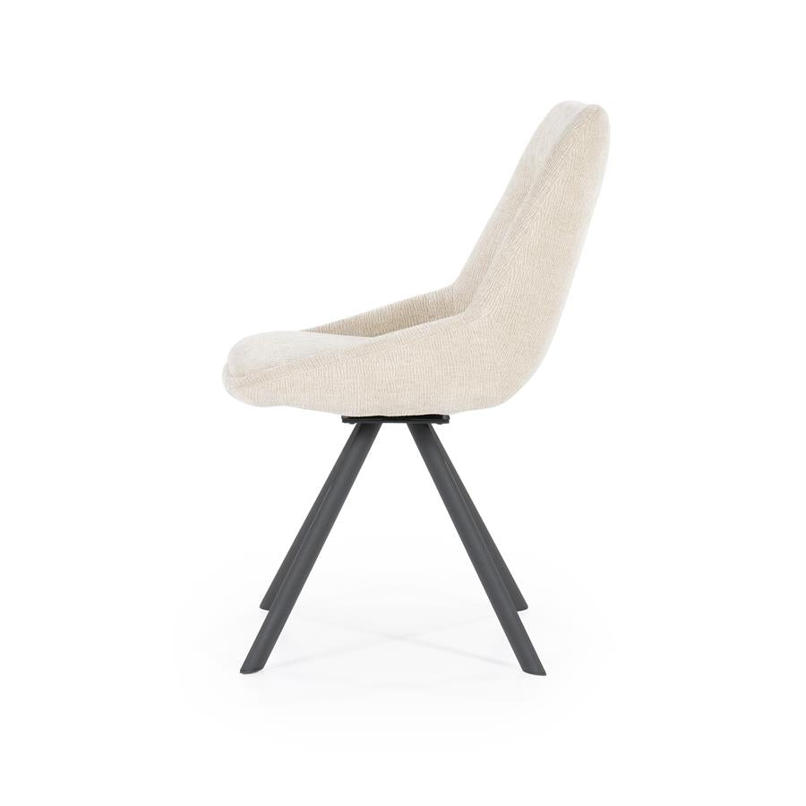Stoel Bliss 52x62x86 – taupe | By Boo