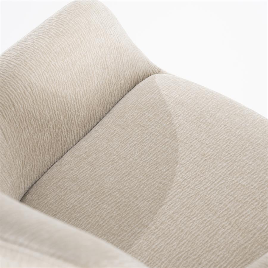 Stoel Bliss with armrest 59.5x66x88 – beige | By Boo