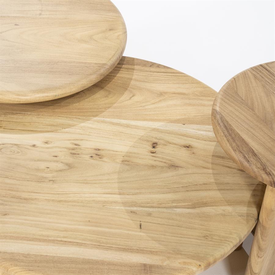 Tables Leoti medium 60x60x36 – natuurlijk | By Boo