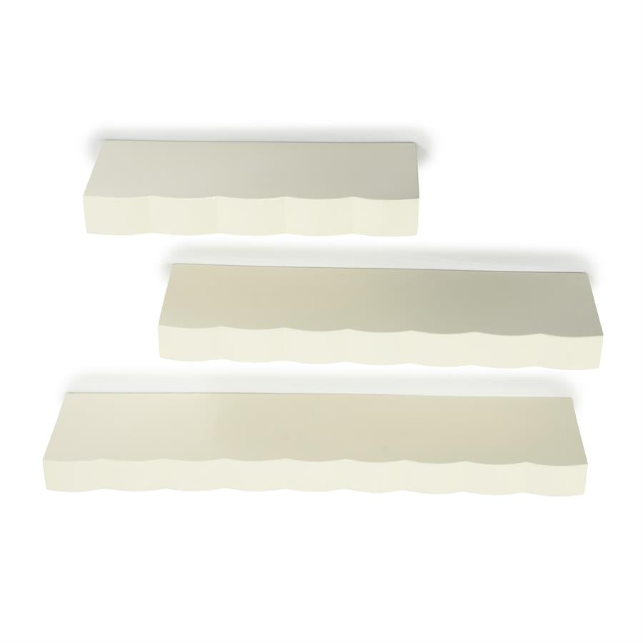 Wanddecoratie Wall shelf Prinz 32.5x14x4 / 45.5x14x4 / 58.5x14x4 – beige | By Boo
