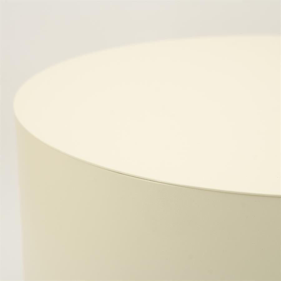 Tables Coffee table Mesita 60x60x35 – beige | By Boo