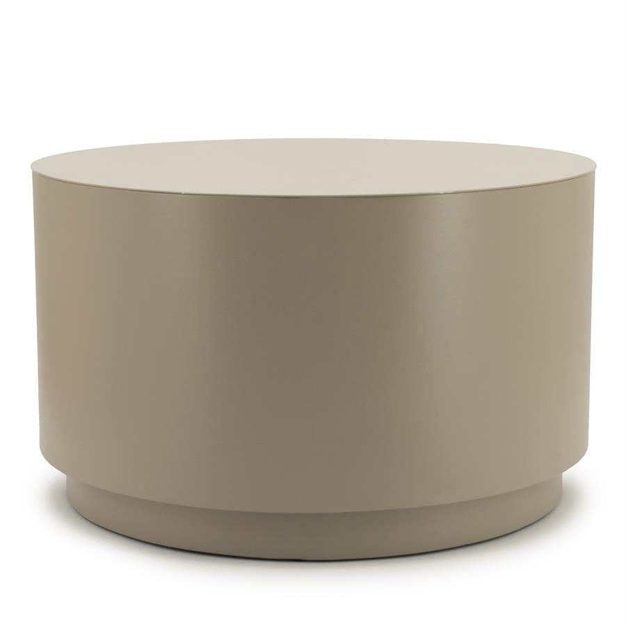 Tables Coffee table Mesita 60x60x35 – taupe | By Boo