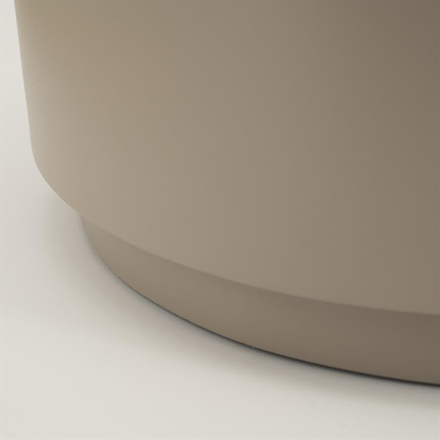 Tables Coffee table Mesita 60x60x35 – taupe | By Boo