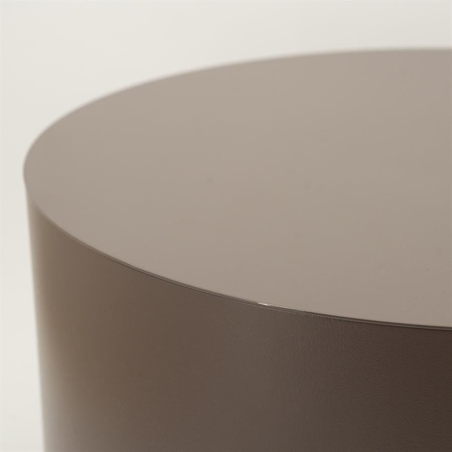 Tables Coffee table Mesita 60x60x35 – taupe | By Boo