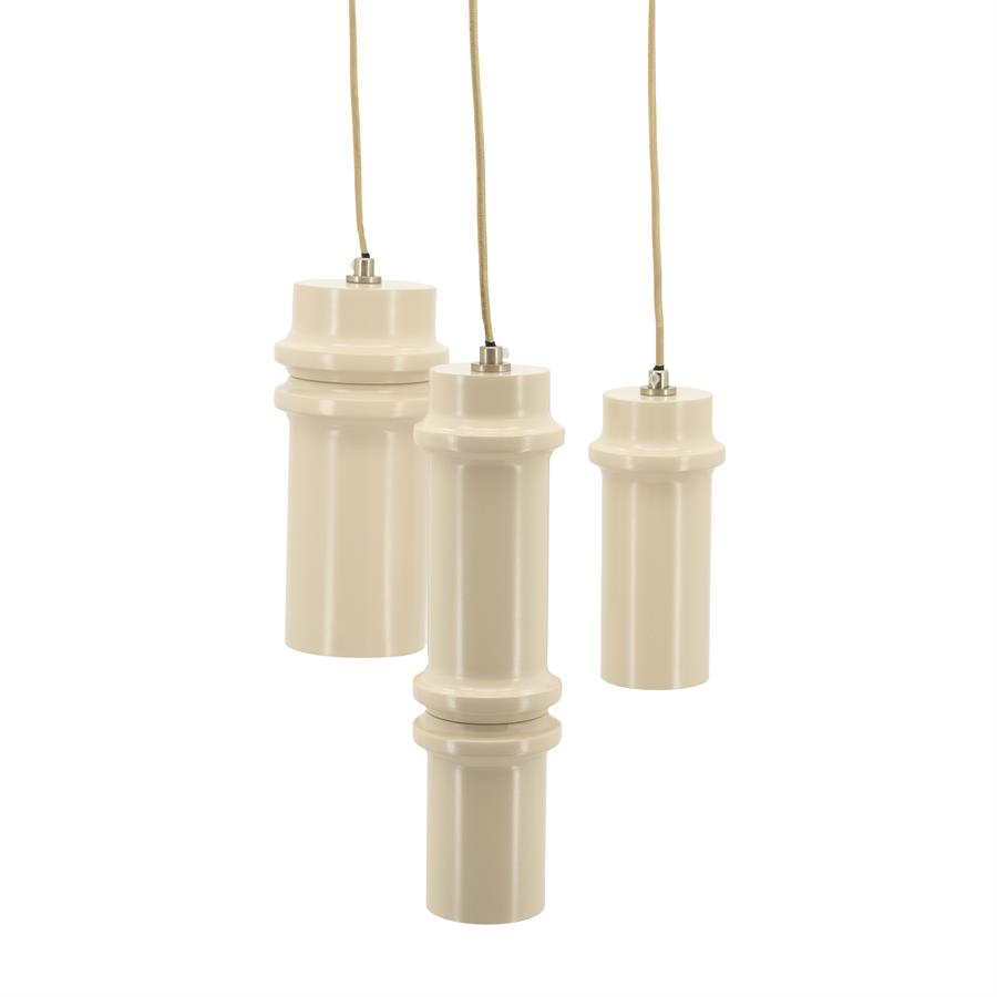 Lamp Pendant lamp Cylin cluster 3 36x36x27 – roze | By Boo