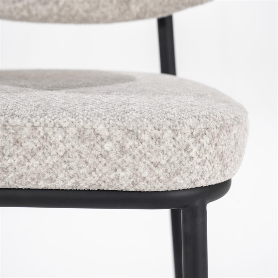 Barchairs Barstool Jari 50x52,5x92 – beige | By Boo