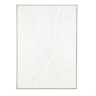 Wanddecoratie Seren 103x143x4,3 – wit | By Boo