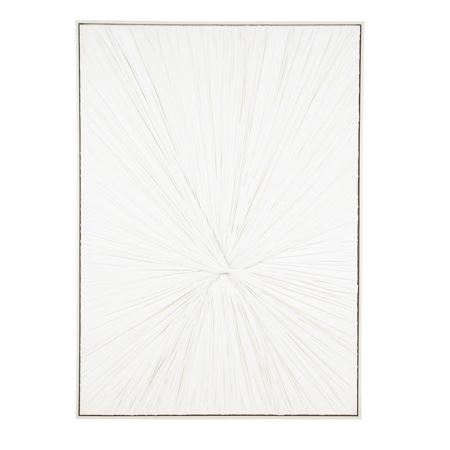 Wanddecoratie Seren 103x143x4,3 – wit | By Boo