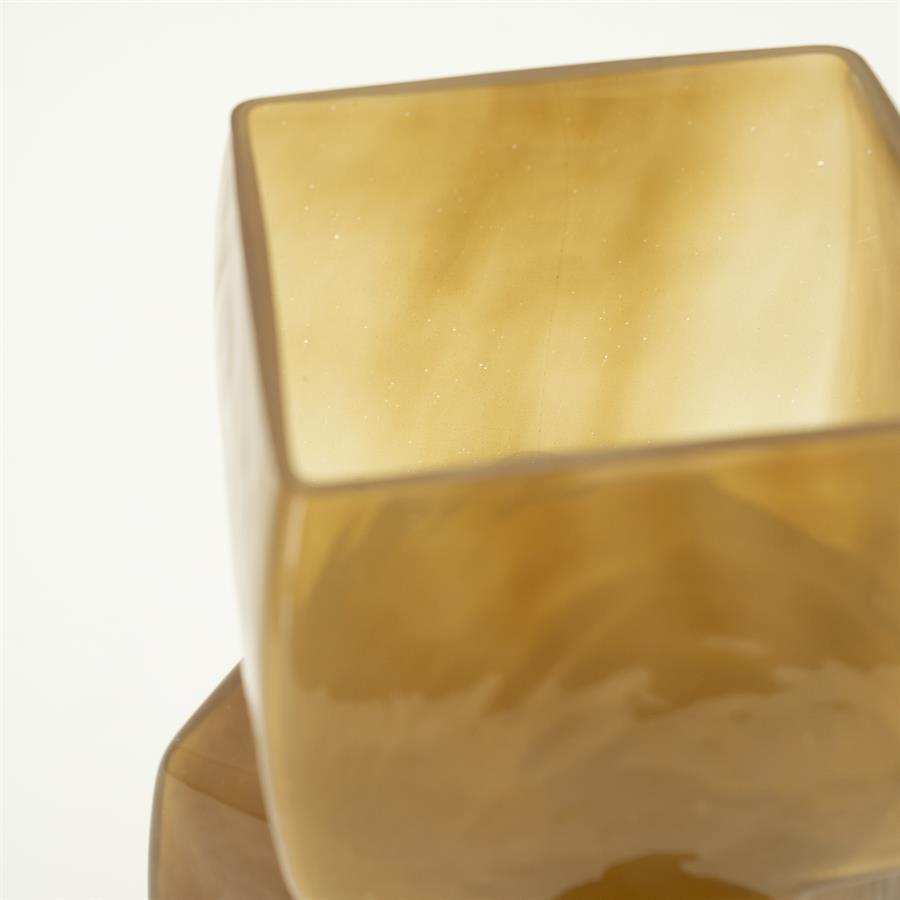 Pottery and vases Batu 16x16x30 – geel | By Boo