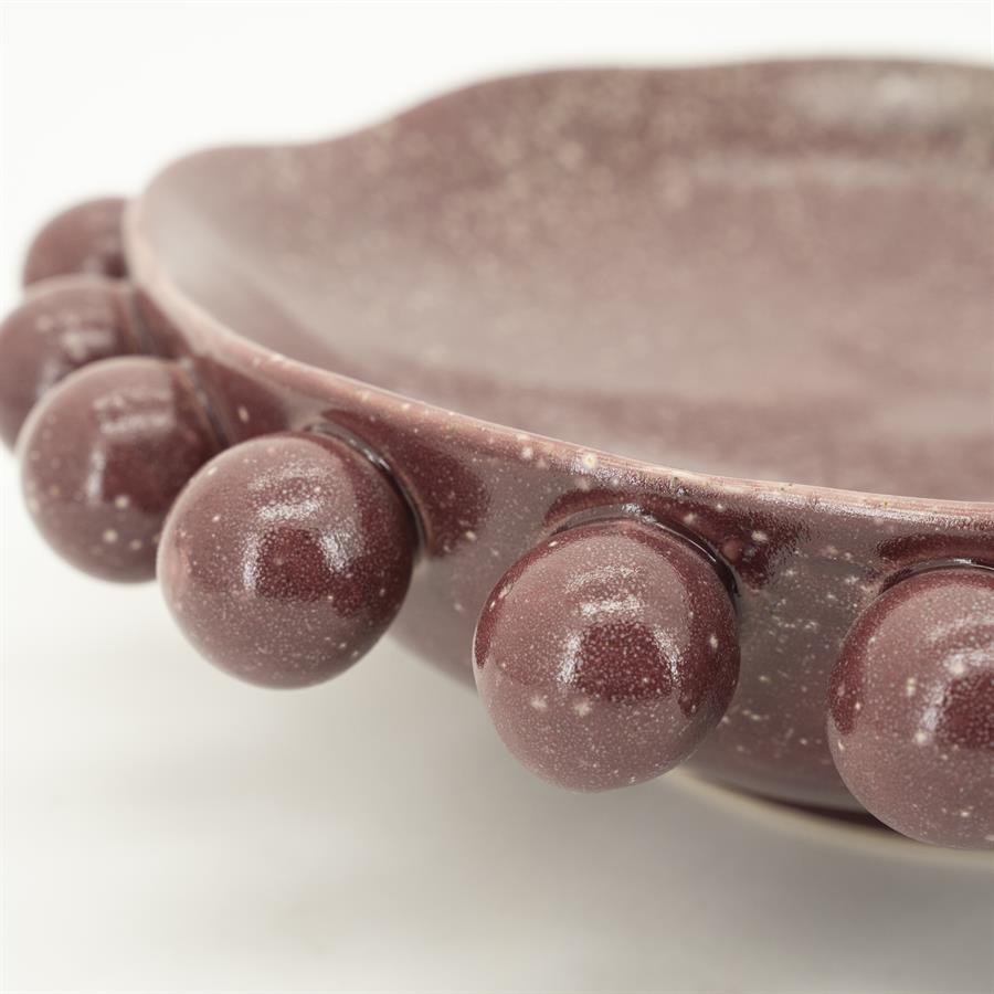 Woonaccessoire Bowl Viro 35,5x35,5x9 – rood | By Boo