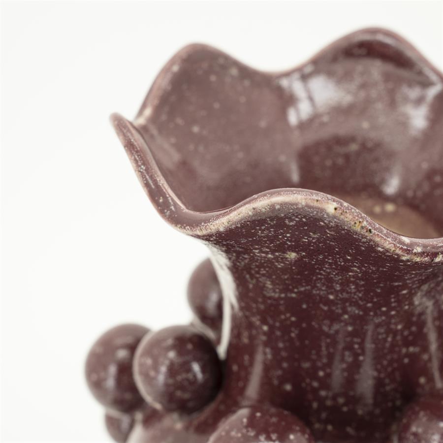 Pottery and vases Vase Viro 28,3x28,3x39,7 – rood | By Boo