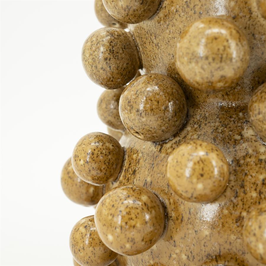 Pottery and vases Vase Viro 28,3x28,3x39,7 – geel | By Boo