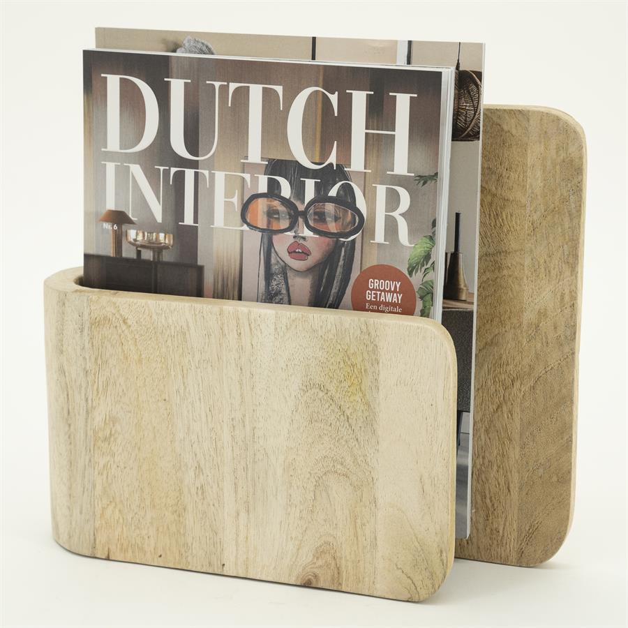 Wanddecoratie Yomu 29x8x25 – natuurlijk | By Boo