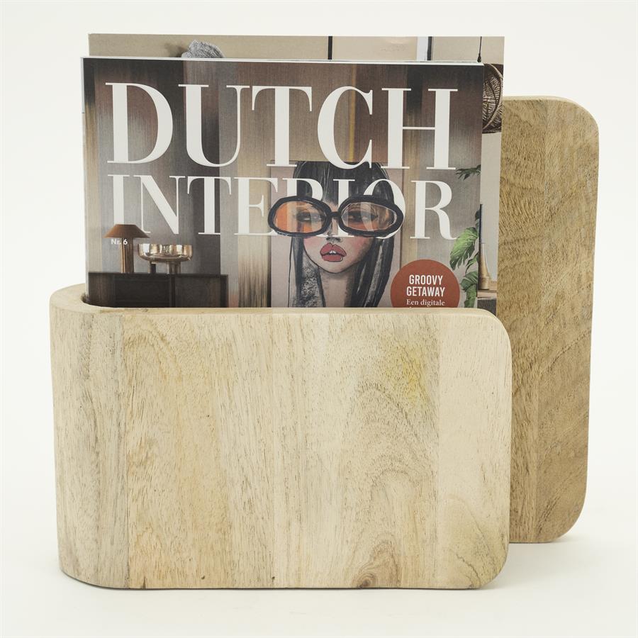 Wanddecoratie Yomu 29x8x25 – natuurlijk | By Boo