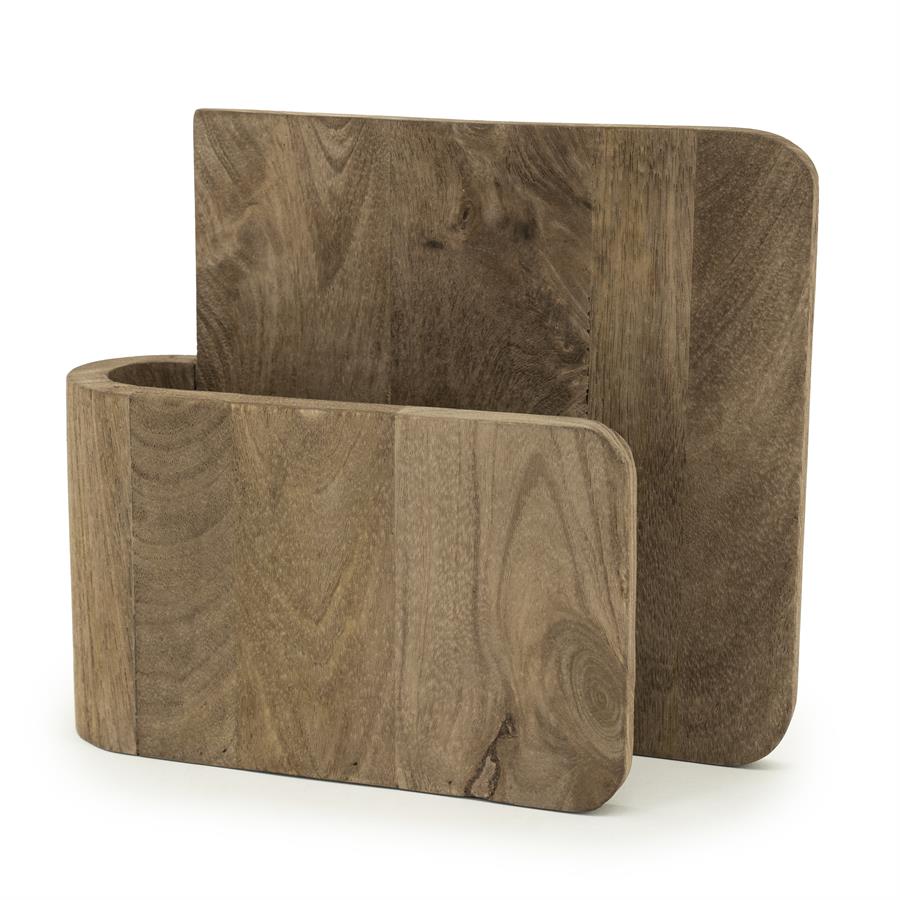 Wanddecoratie Yomu 29x8x25 – bruin | By Boo