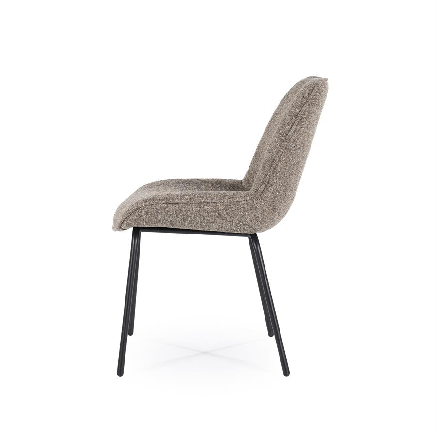 Stoel Base 53x63,5x83,5 – bruin | By Boo