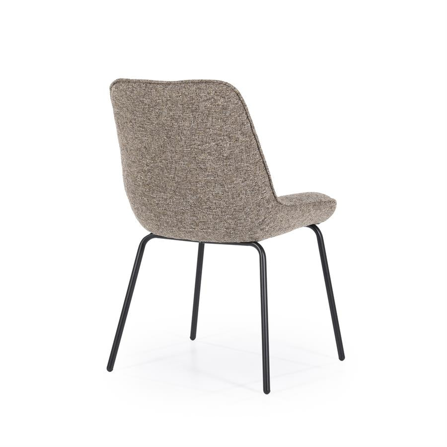 Stoel Base 53x63,5x83,5 – bruin | By Boo