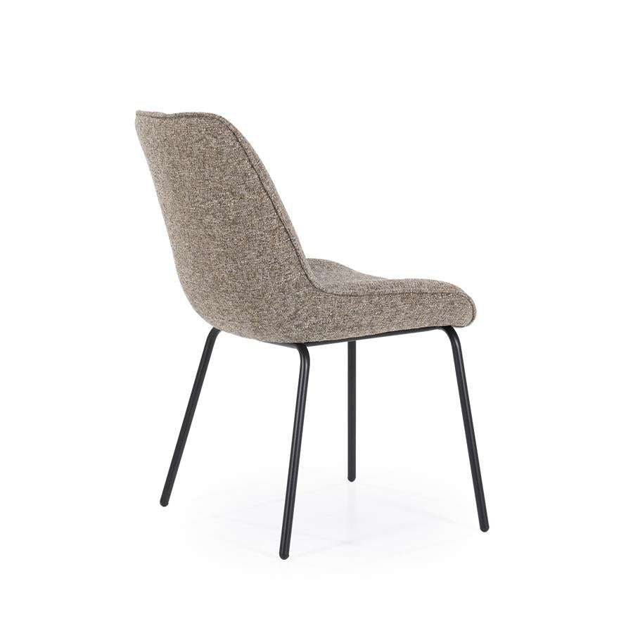 Stoel Base 53x63,5x83,5 – bruin | By Boo