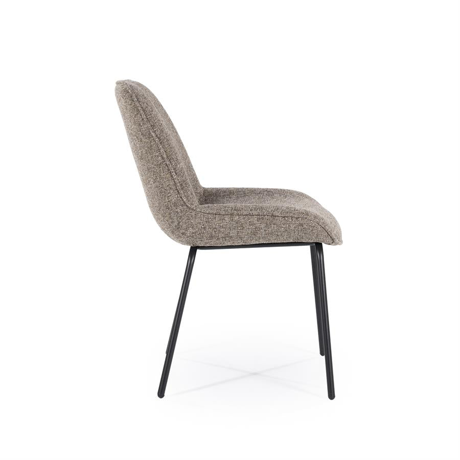Stoel Base 53x63,5x83,5 – bruin | By Boo