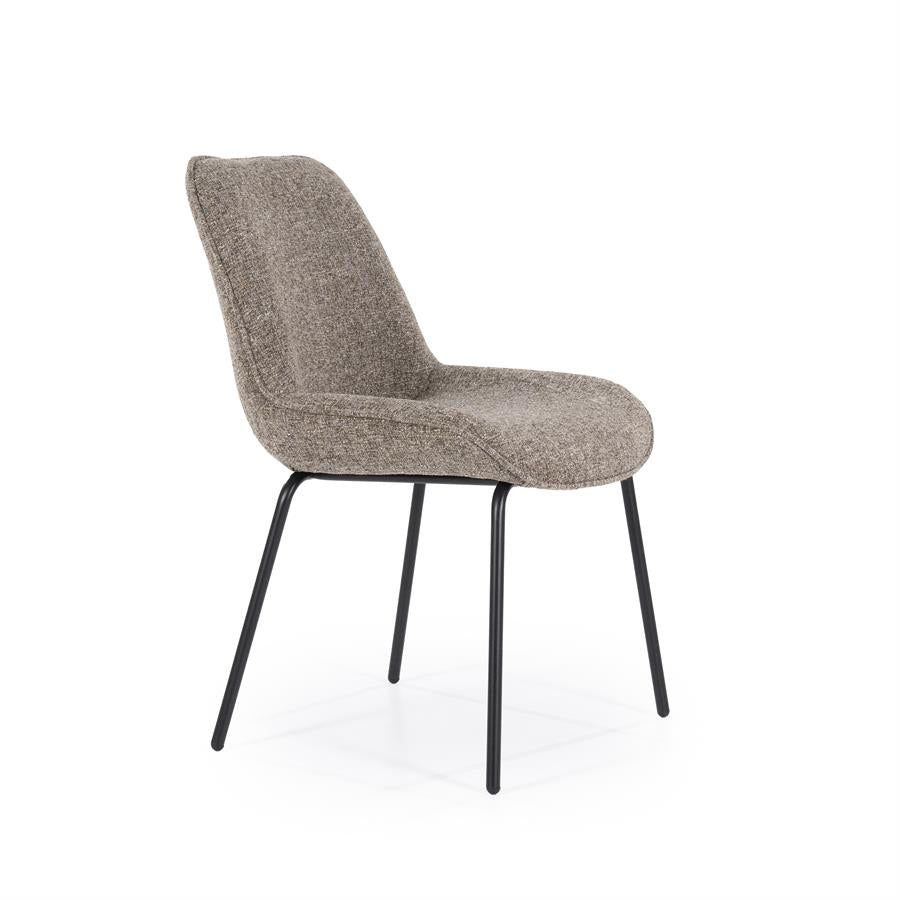 Stoel Base 53x63,5x83,5 – bruin | By Boo