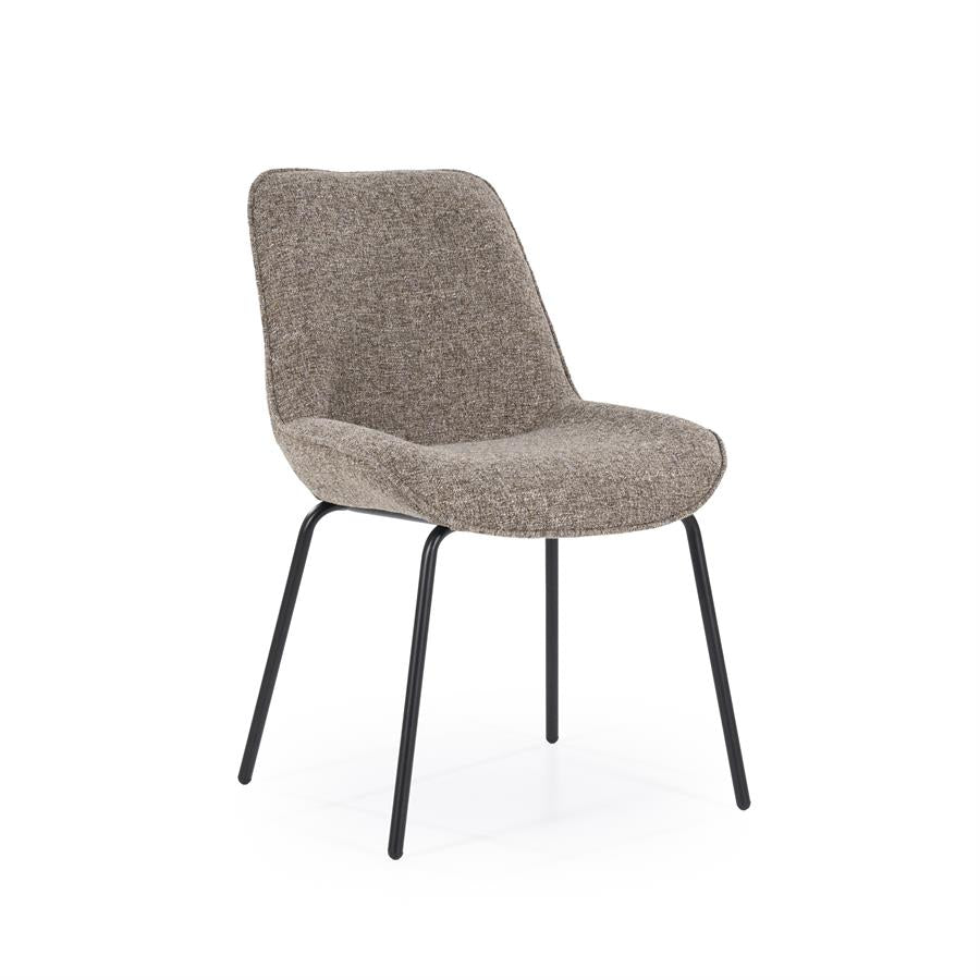 Stoel Base 53x63,5x83,5 – bruin | By Boo