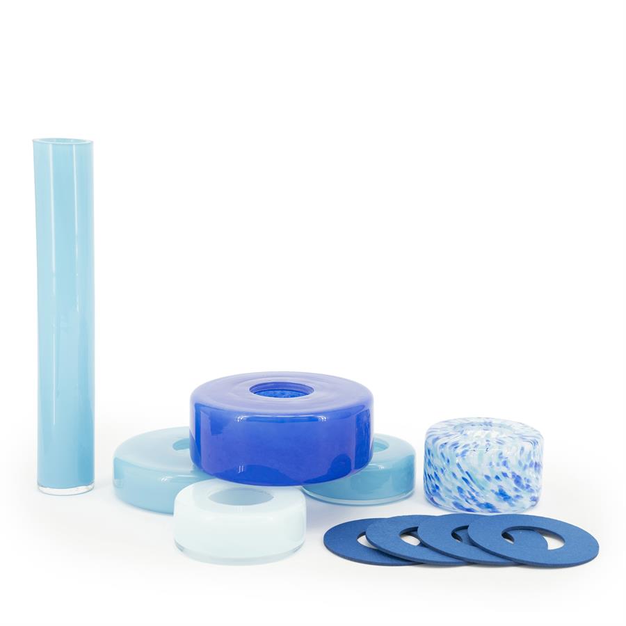 Pottery and vases Golas 17x29x32 – blauw | By Boo