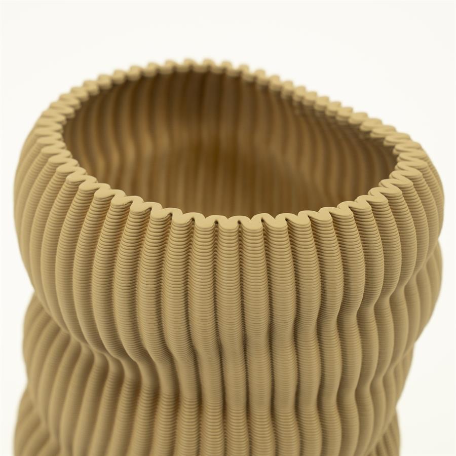 Pottery and vases Vase Mae large 17x17x30 – beige | By Boo