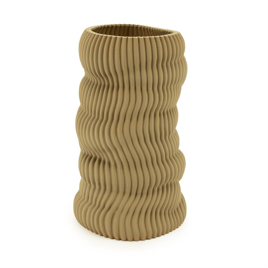 Pottery and vases Vase Mae large 17x17x30 – beige | By Boo